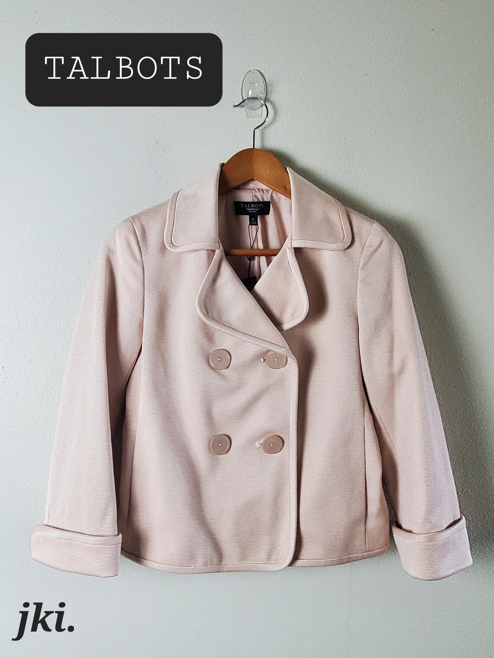 Talbots Petites Women's Double-Breasted  Blazer Jacket